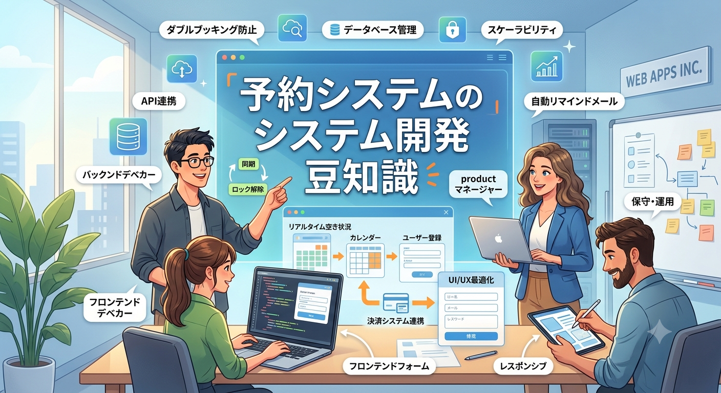 予約システムはどんな仕組み？システム開発の豆知識